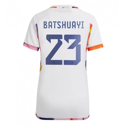 Dámy Fotbalový dres Belgie Michy Batshuayi #23 MS 2022 Venkovní Krátký Rukáv